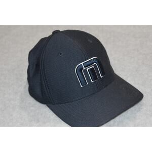 Travis Mathew Golf Hat Size Small L-XL Large XL Flex Fit Stretch Blue Polyester